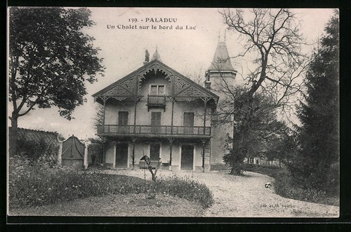 Cpa paladru chalet - un,