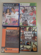 lot 4 jeux vidéo pc Xbox 360 PlayStation 2 san andreas  medal of honor collector