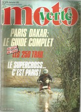 MOTO VERTE N°129 DAKAR / 250 TRAIL : HONDA - SUZUKI - FANTIC - KAWA