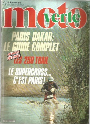 Moto verte 129 - moto, dakar