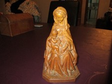 Petite Statue Bois Vierge a l