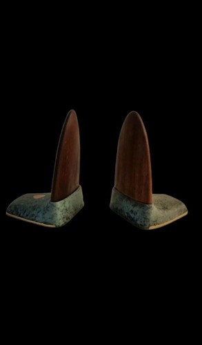 Serre livres bronze bois - serre, et