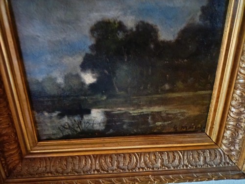 Tableau ancien huile - huile, à