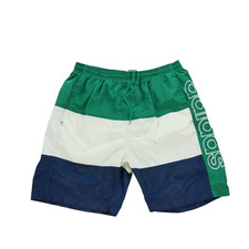 Adidas Short de bain Short Vintage Y2K Homme Taille L Vert #QWE2384