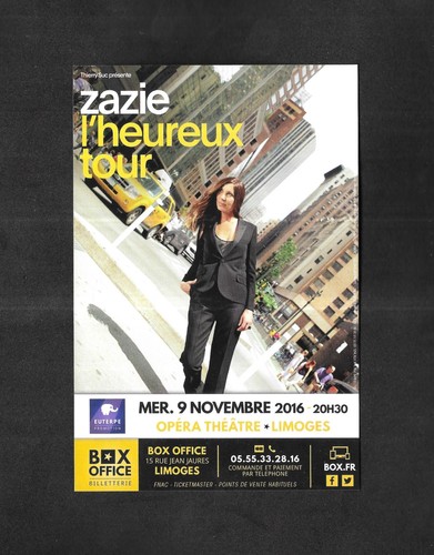 Rare flyer zazie en - /,
