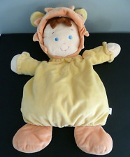 i7. DOUDOU PELUCHE NICOTOY GARCON PYJAMA CAPUCHE JAUNE ORANGE RANGE PYJAMA TTBE