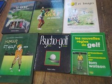 Lot de 6 livres sur le golf