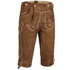 PAULGOS Homme Pantalon Cuir -