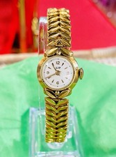 Montre Lip Femme Mécanique Plaqué Or Fonctionne Très Bon État 