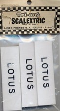Tri-ang Scalextric A206 Set 3X Tableau LOTUS RARE Accessoire Pour Slot 1:32