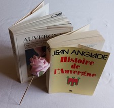  LIVRE HISTOIRE ARCHEOLOGIE JEAN ANGLADE HISTOIRE DE L 'AUVERGNE  63 MICHELIN 