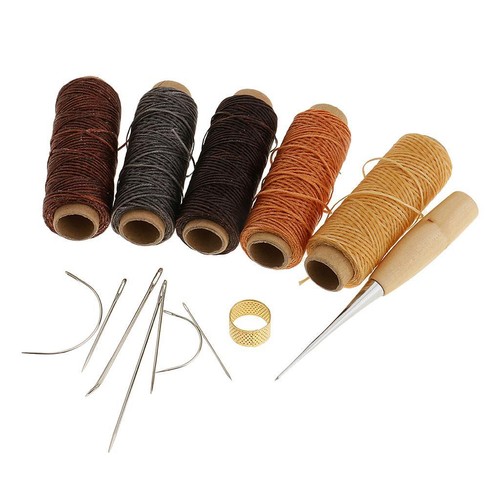 Pièces set en cuir - 14, fil