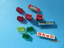 LEGO  réf 995 , briques lumineuses et barres nominatives de 1969 , occasion