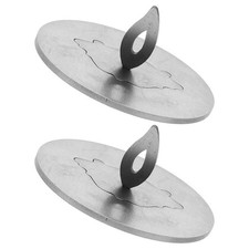  2 Pcs Eteignoir À Bougies Couvercle En Acier Inoxydable Chandelle