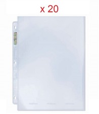 20 feuilles Ultra Pro Platinum