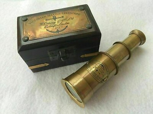 Télescope ancien nautique
