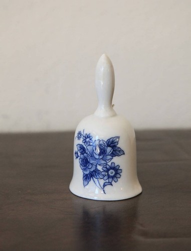 Floral ceramic blue bell - floral,