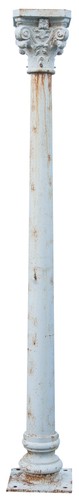 Colonne fonte blanche - colonne, en