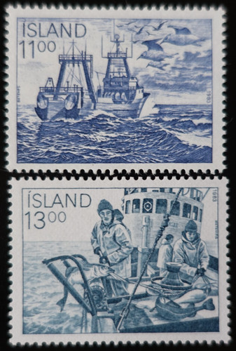 Timbres islande industrie - timbres, d'