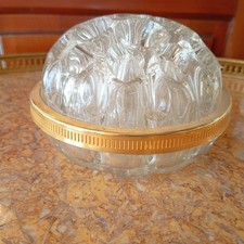 Pique fleurs  en verre  (  en