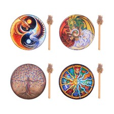 Fournitures pour tambour chamanique, instruments de musique portables pour