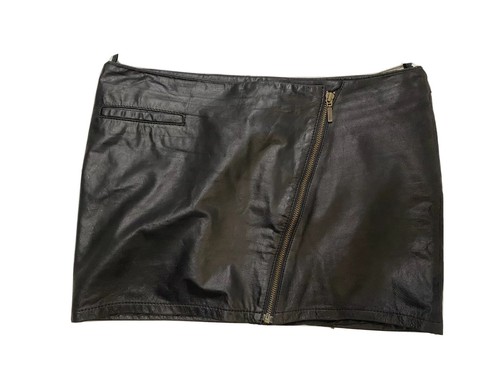 Mini jupe cuir - en, d'agneau
