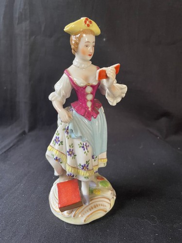 Dame porcelaine allemande - dame,