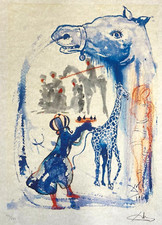 Salvador Dali Lithographie COA