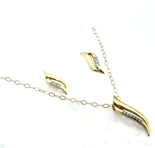 Parure collier chaîne or - collier,