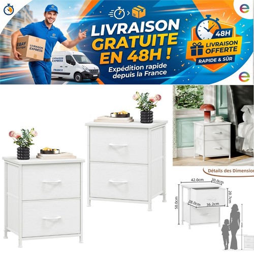 Somdot table chevet lot - table,