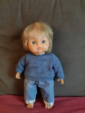 poupée /  poupon cicciobello blond yeux bleus, sans électronique, 32 cm, TBe
