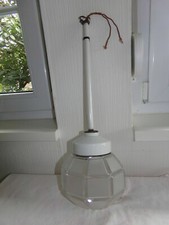 VIEILLE LAMPE BOULE SUSPENSION ART DECO LOFT INDUSTRIEL