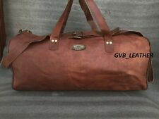 Homme Duffel Cuir Vintage