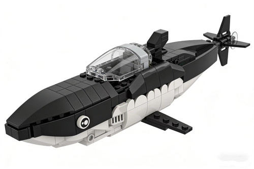 Sous marin requin - de, tintin