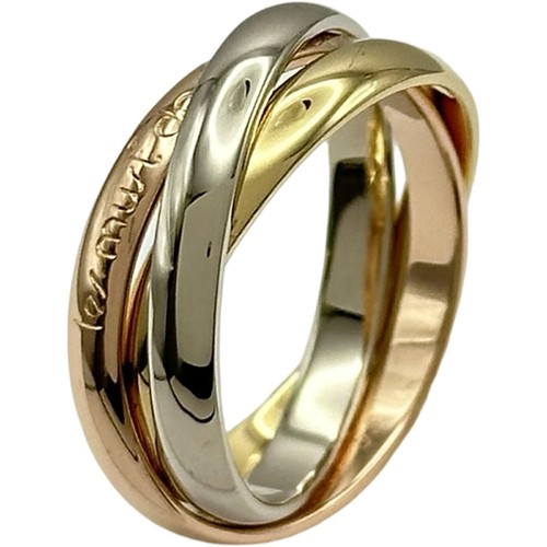 Bague cartier trinity or - bague,