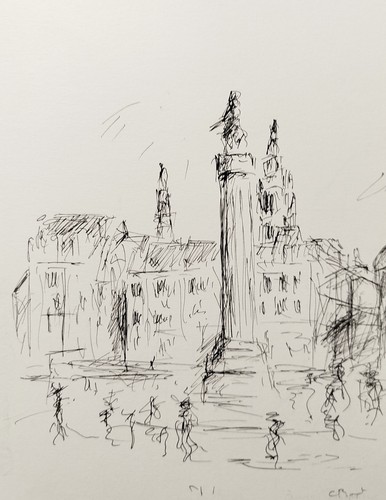 Encre grand place de - grand,