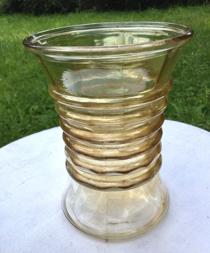 Vase doré ambré - doré,
