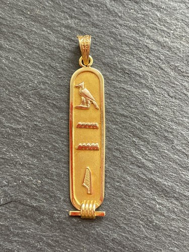 Pendentif jaune cartouche - pendentif,