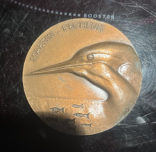 Médaille Animalière Martin Pêcheur 