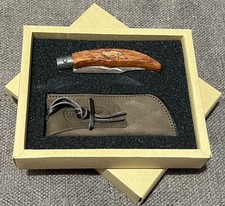 SUPERBE Couteau Pliant Portugais, Martins. Collection Nature.Thème Renard.