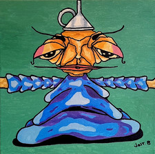 Acrylique toile 2025  30 x 30