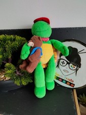 Peluche Franklin doudou ours martin tortue jemini vert marron rouge Bleu PE0239