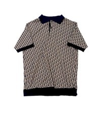 Dior Polo en tricot Oblique