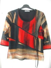 Top / tee shirt / Tunique mesh - imprimé uni taille 3  CHRISTINE LAURE -