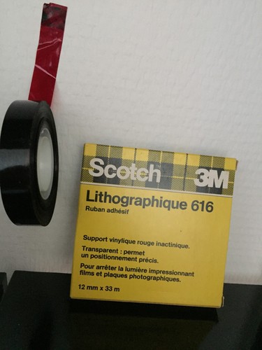 Rouleau scotch lithographique - scotch,