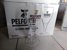 Verres bière pelforth - pelforth, pied