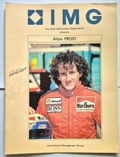 Rare brochure Alain Prost