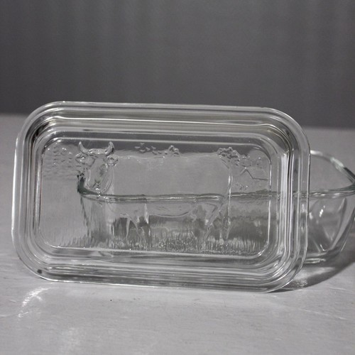 Beurrier vintage verre - , moulé