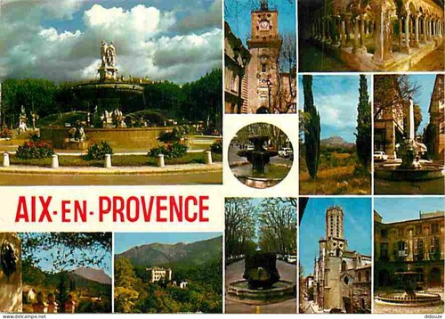 Carte postale aix en - -,