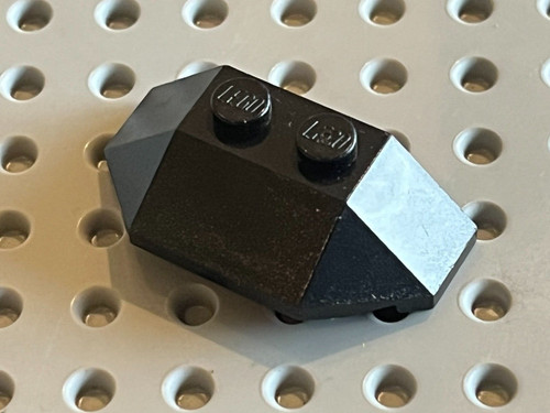 Lego black wedge 2x4 - black,